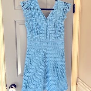 Draper James Gingham lattice dress size 6